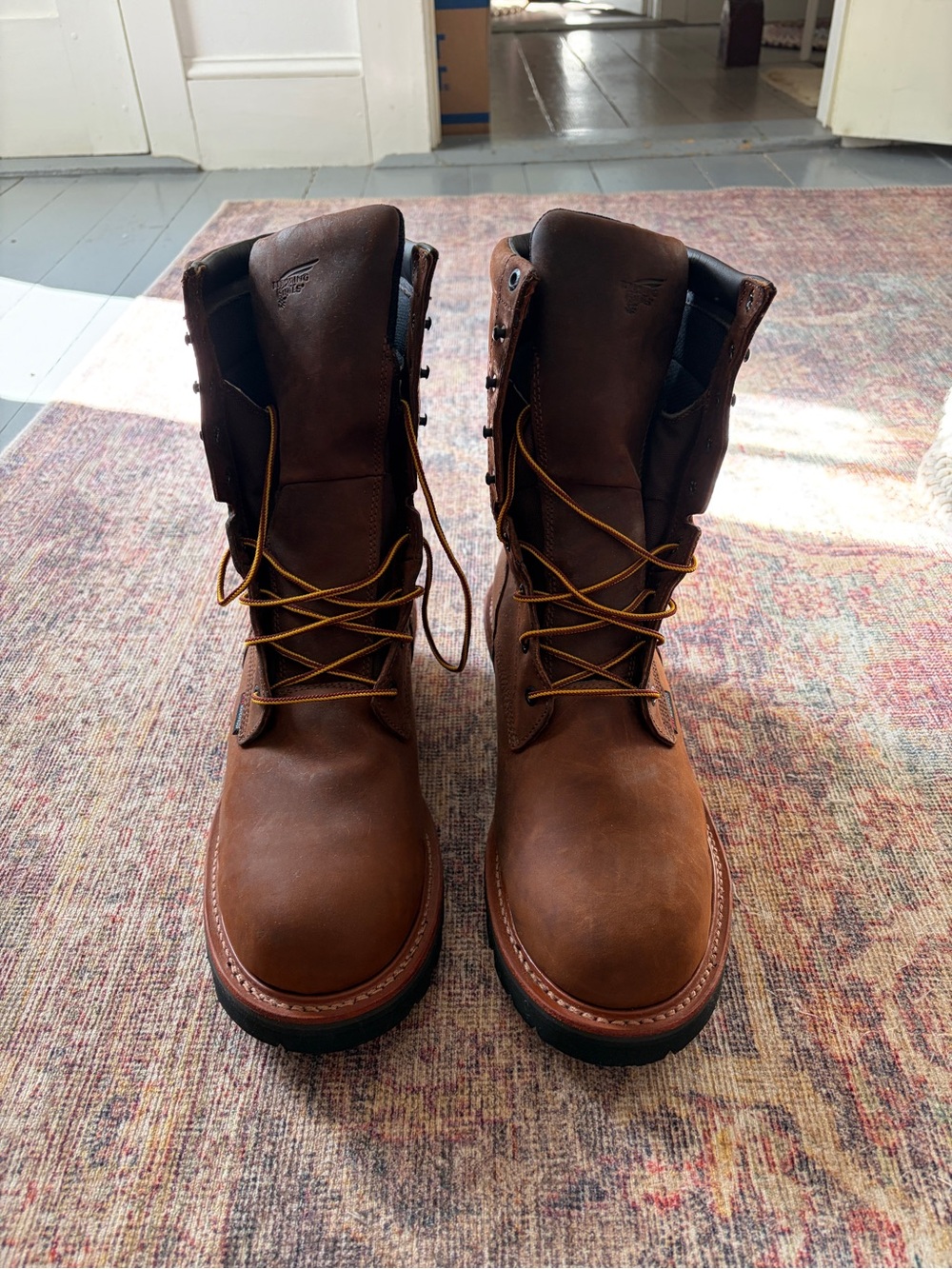 NEW Men's Red Wing Leather Safety Boots